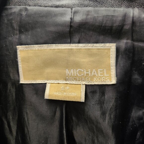 Michael Kors Leather Jacket - Picture 3 of 3